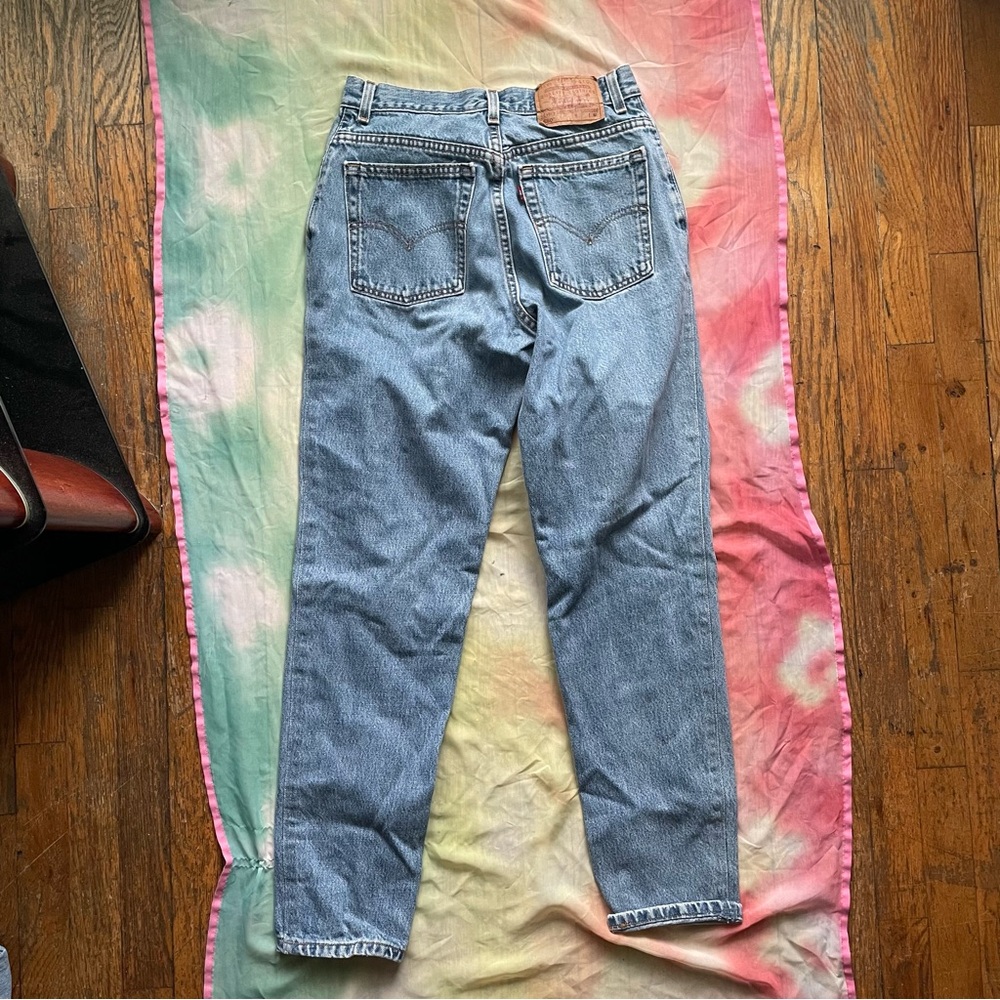 Levis 550 Relaxed Fit Vintage Tapered Leg Denim Jeans